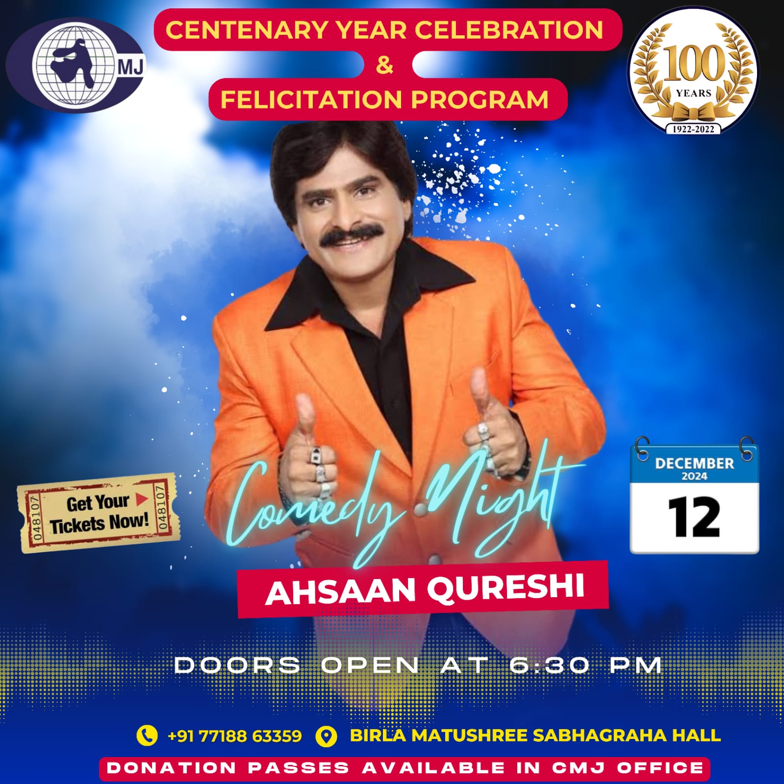 Comedy Night and Felicitation Program